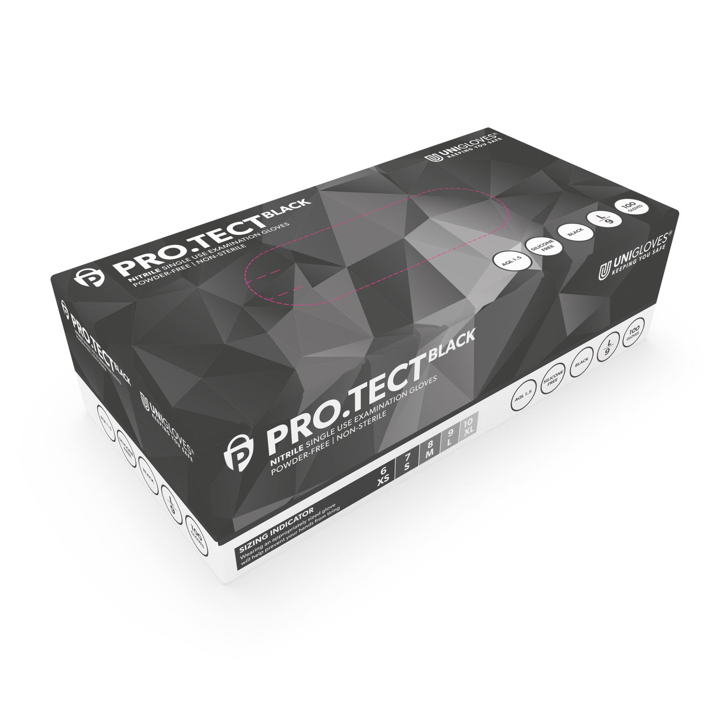 Premium Black Nitrile Gloves