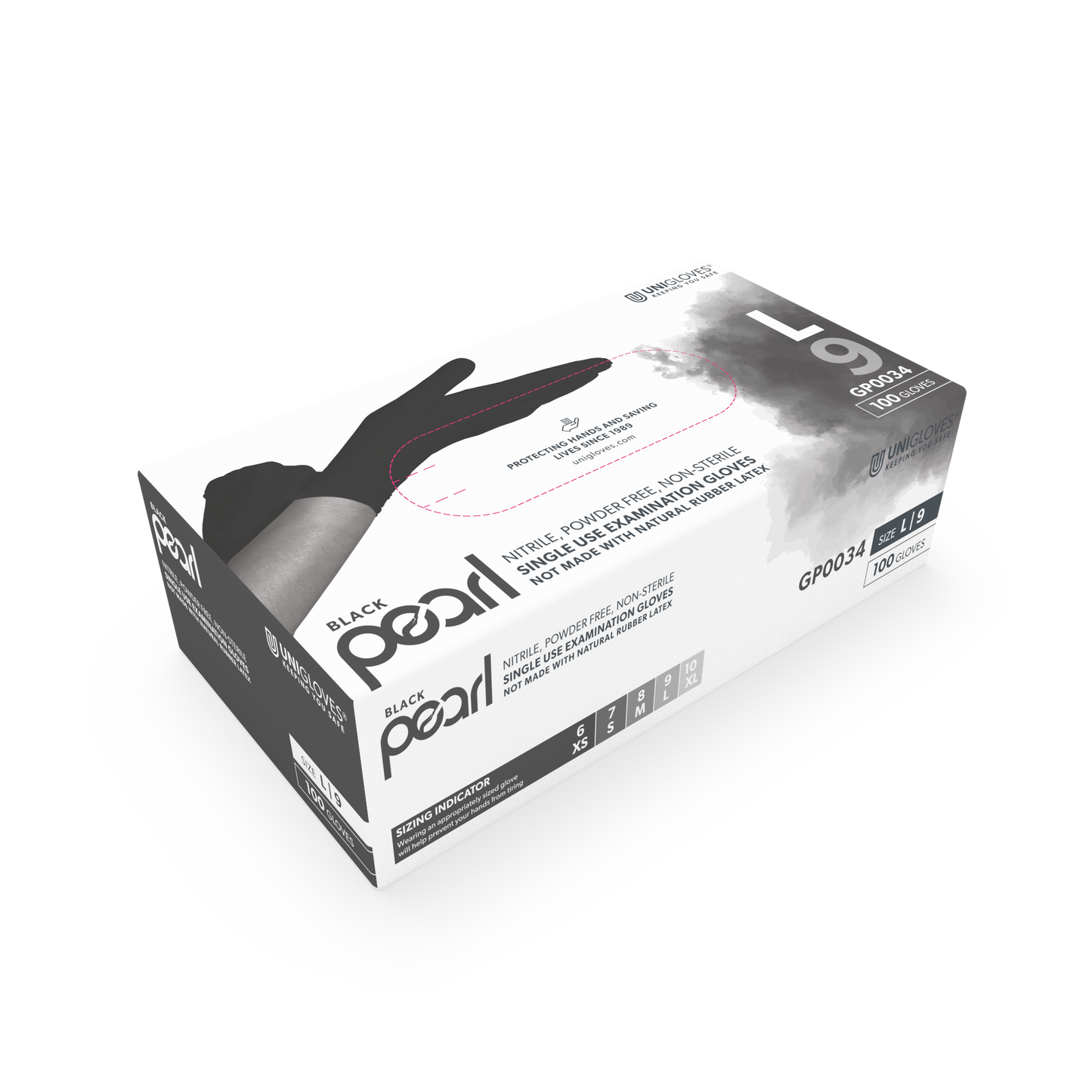 Premium Black Nitrile Gloves