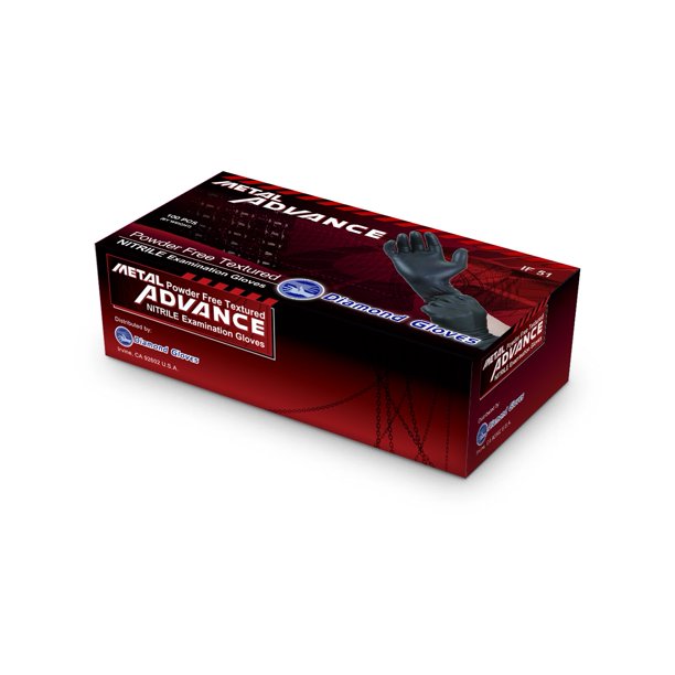 Metal Advance Black Nitrile LARGE (Case - 10 Boxes)