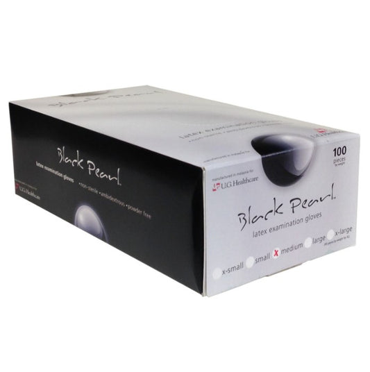 Black Pearl Black Latex X-SMALL (Case - 10 Boxes)